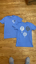 Load image into Gallery viewer, 3 #skullface Carolina blue T-shirt